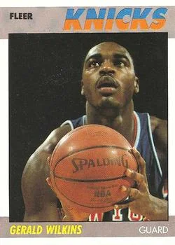 1987-88 Fleer Gerald Wilkins #119 card image