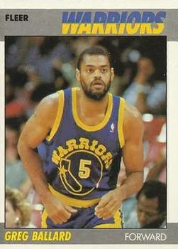 1987-88 Fleer Greg Ballard #7 card image