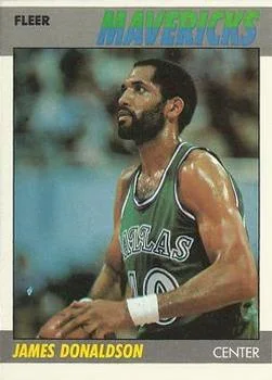 1987-88 Fleer James Donaldson #28 card image