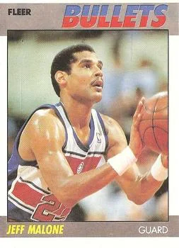 1987-88 Fleer Jeff Malone #67 card image