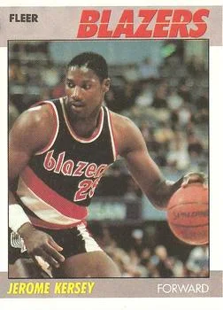 1987-88 Fleer Jerome Kersey #60 card image