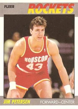 1987-88 Fleer Jim Petersen #86 card image