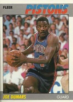 1987-88 Fleer Joe Dumars #31 card image
