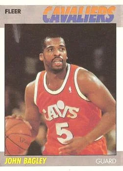 1987-88 Fleer John Bagley #5 card image