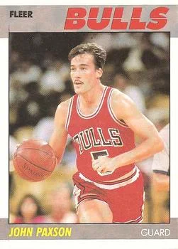 1987-88 Fleer John Paxson #83 card image
