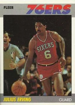 1987-88 Fleer Julius Erving #35 card image
