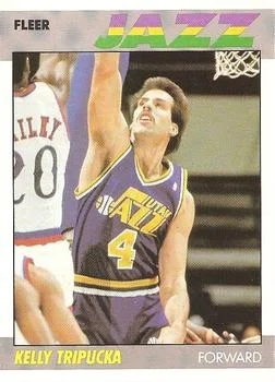1987-88 Fleer Kelly Tripucka #112 card image