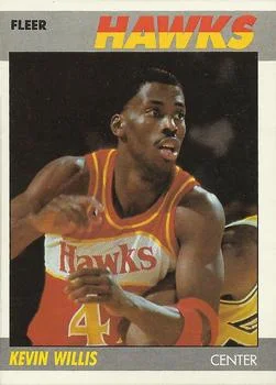 1987-88 Fleer Kevin Willis #124 card image