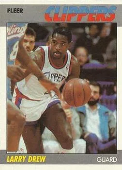1987-88 Fleer Larry Drew #29 card image