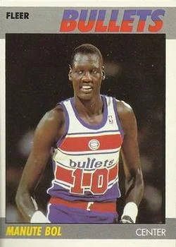1987-88 Fleer Manute Bol #13 card image