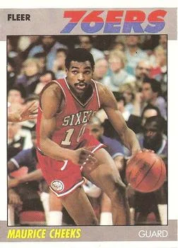 1987-88 Fleer Maurice Cheeks #20 card image