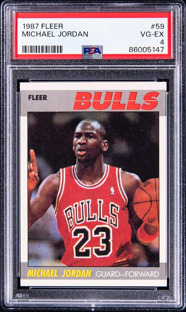 1987-88 Fleer Micahel Jordan #59 card image