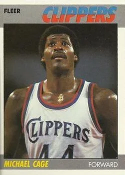 1987-88 Fleer Michael Cage #15 card image