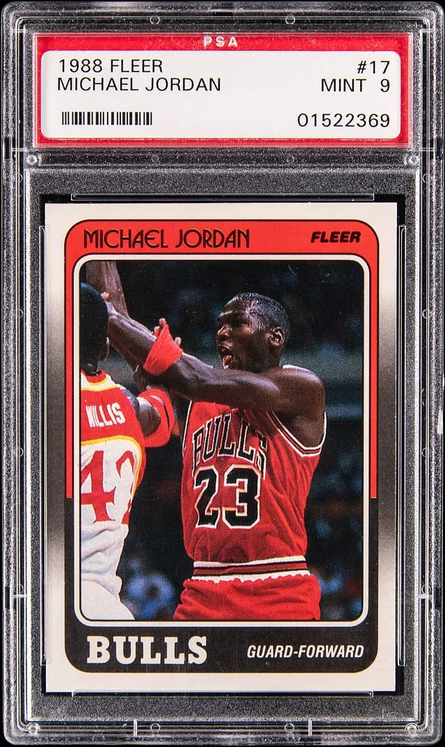 1987-88 Fleer Michael Jordan #17 card image