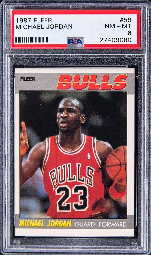 1987-88 Fleer Michael Jordan #58 card image