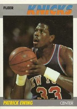 1987-88 Fleer Patrick Ewing #37 card image