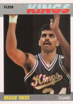 1987-88 Fleer Reggie Theus #105 card image