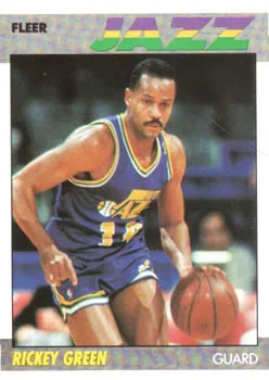 1987-88 Fleer Rickey Green #43 card image