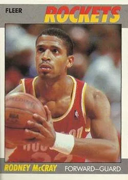 1987-88 Fleer Rodney McCray #72 card image