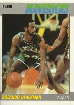 1987-88 Fleer Rolando Blackman #12 card image