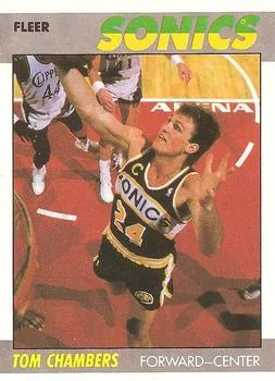 1987-88 Fleer Tom Chambers #19 card image