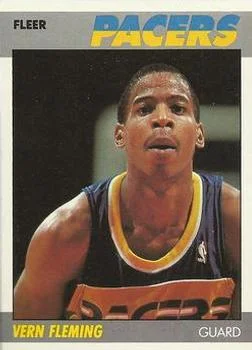 1987-88 Fleer Vern Fleming #38 card image