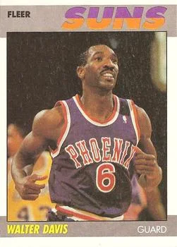 1987-88 Fleer Walter Davis #26 card image