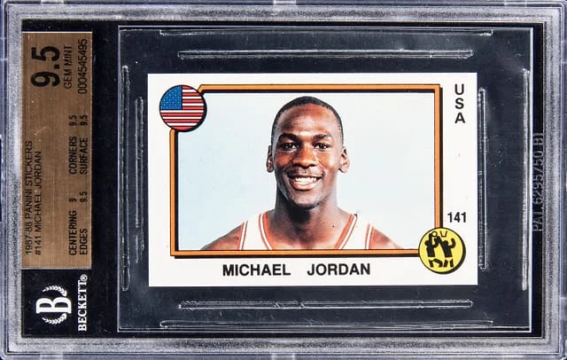 1987-88 Panini Michael Jordan Stickers #141 card image