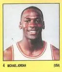 1987-88 Panini Supersport Spanish Stickers Michael Jordan #4 card image