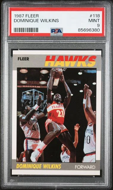 1987-89 Fleer Dominique Wilkins #118 card image
