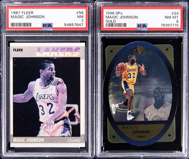 1987-96 Upper Deck and Fleer Magic Johnson Collection (2) #no-number card image