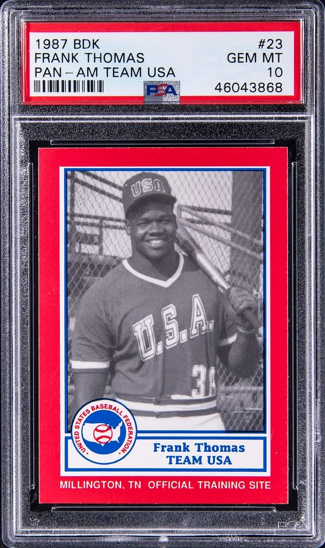 1987 BDK Pan-Am Team USA Frank Thomas #23 card image