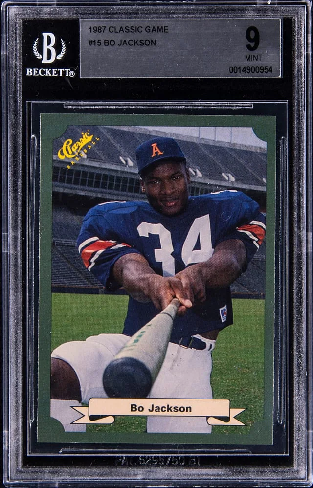 1987 Classic Game Bo Jackson #15 card image