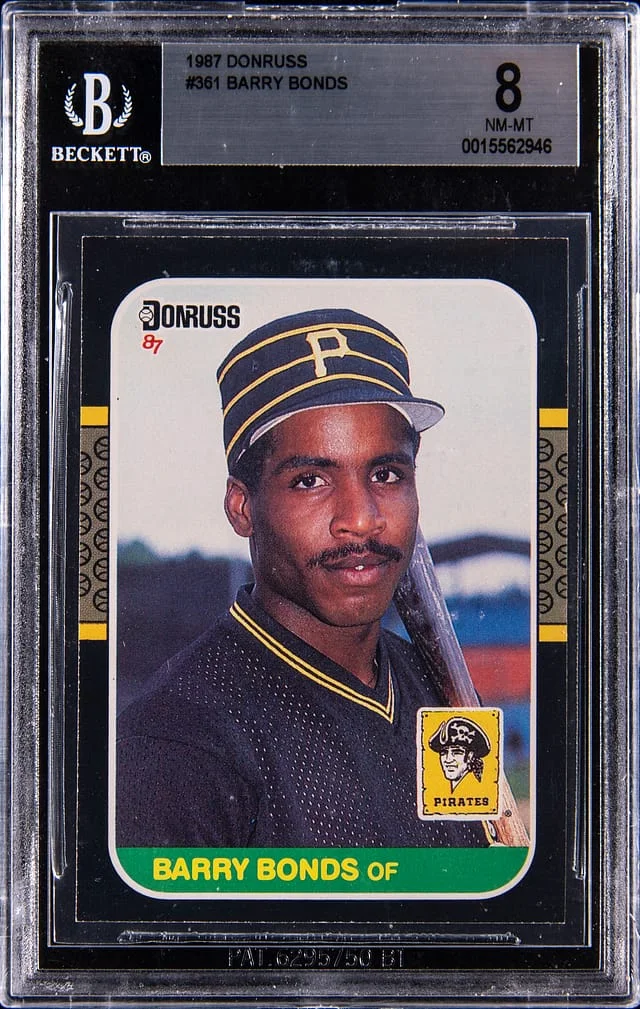 1987 Donruss Barry Bonds #361 card image
