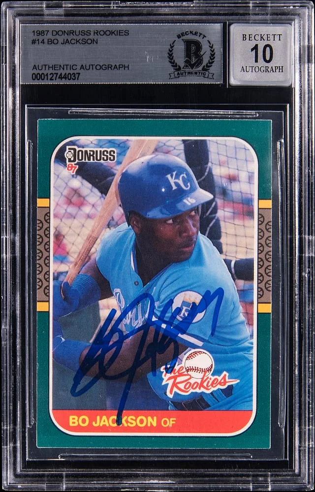 1987 Donruss Bo Jackson Rookies #14 card image