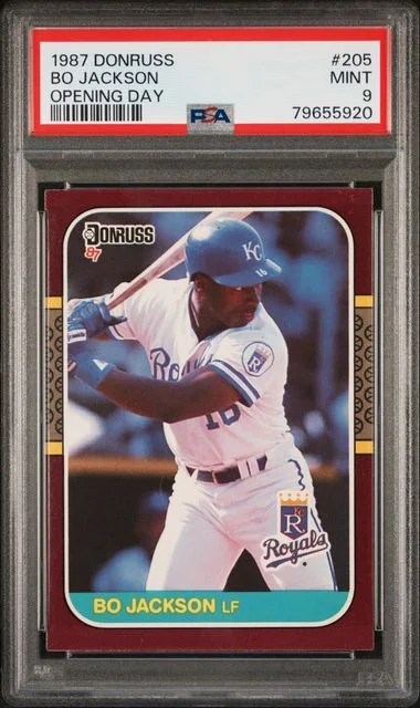 1987 Donruss Bo Jackson Opening Day #205 card image