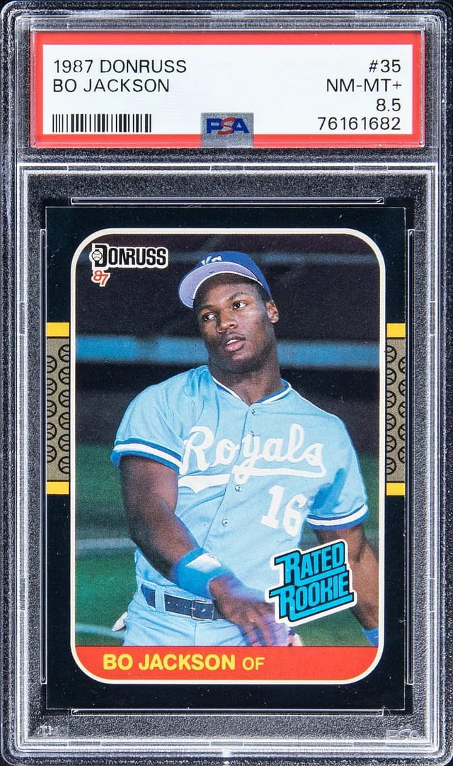 1987 Donruss Bo Jackson Rated #35 card image