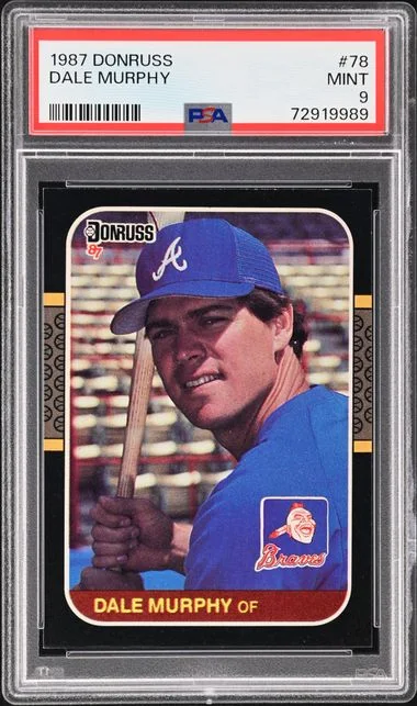 1987 Donruss Dale Murphy #78 card image