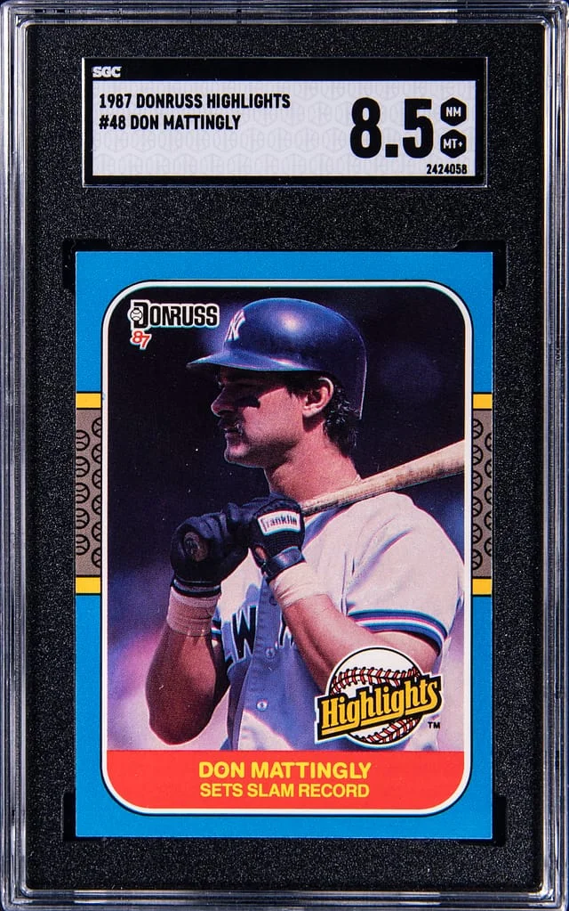 1987 Donruss Don Mattingly Highlights #48 card image