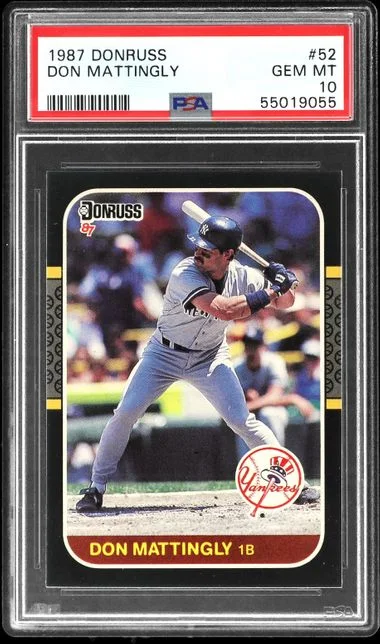 1987 Donruss Don Mattingly #52 card image