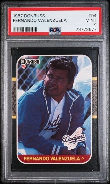 1987 Donruss Fernando Valenzuela #94 card image
