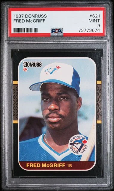 1987 Donruss Fred McGriff #621 card image