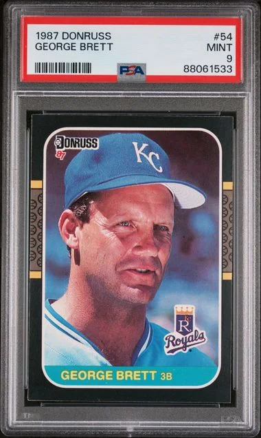 1987 Donruss George Brett #54 card image