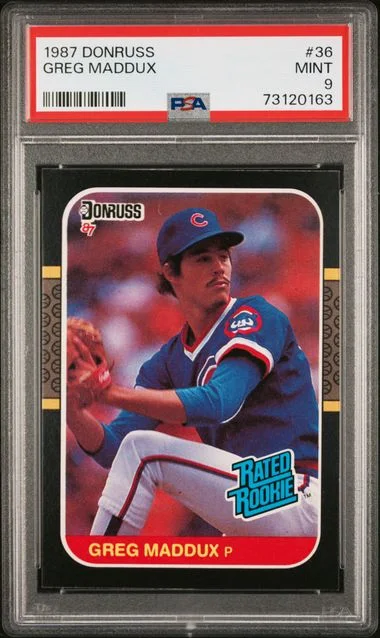 1987 Donruss Greg Maddux Rated #36 card image