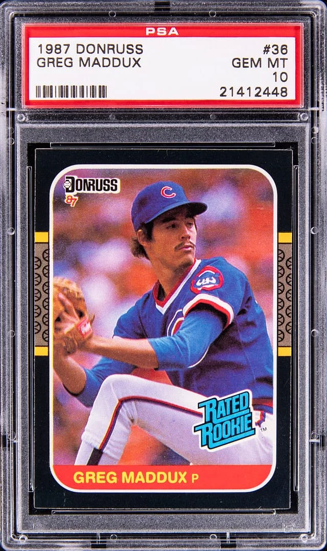 1987 Donruss Greg Msddux #36 card image