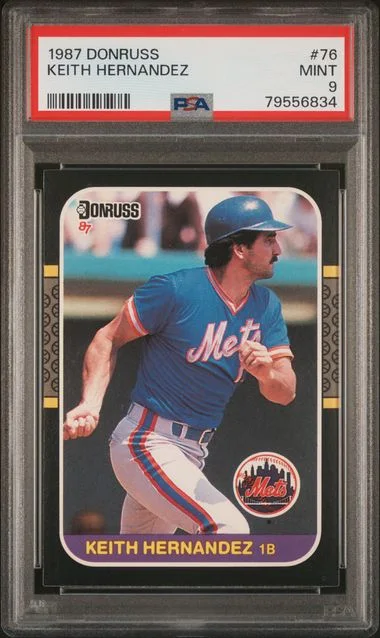 1987 Donruss Keith Hernandez #76 card image