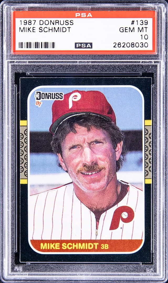 1987 Donruss Mike Schmidt #139 card image