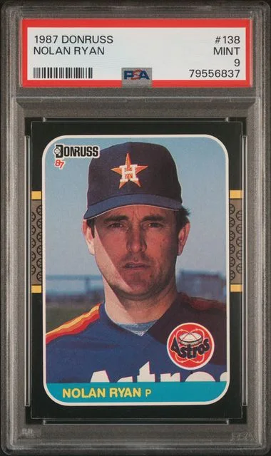 1987 Donruss Nolan Ryan #138 card image