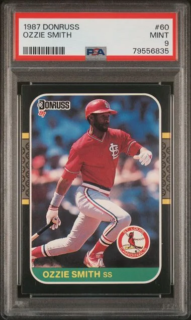 1987 Donruss Ozzie Smith #60 card image