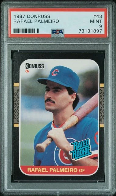 1987 Donruss Rafael Palmeiro #43 card image
